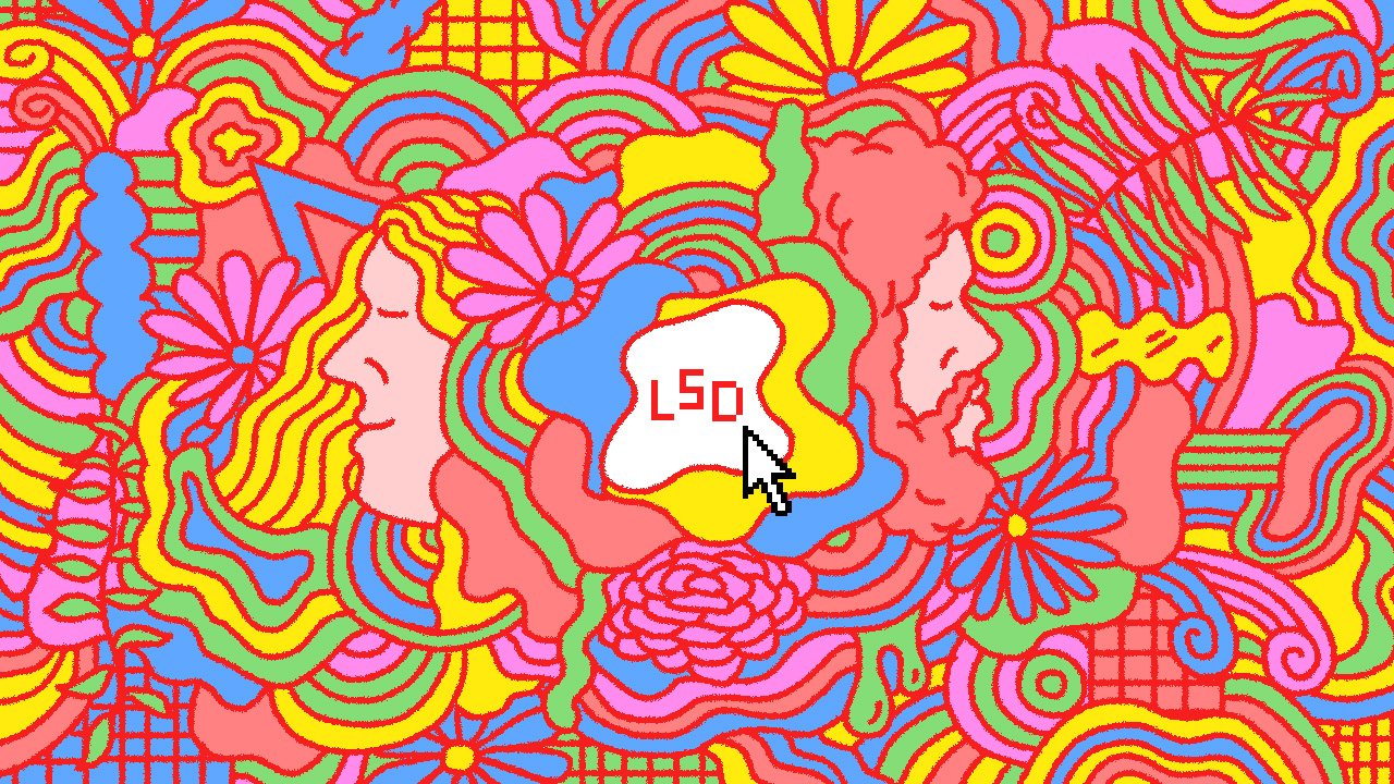 O ιός LSD ένας από τους καταστροφικότερους όλων των εποχών, διέγραφε όλα τα αρχεία στο directory και τα αντικαθιστούσε με ένα "ψυχεδελικό" εφέ // Καλλιτέχνης: Clay Hickson