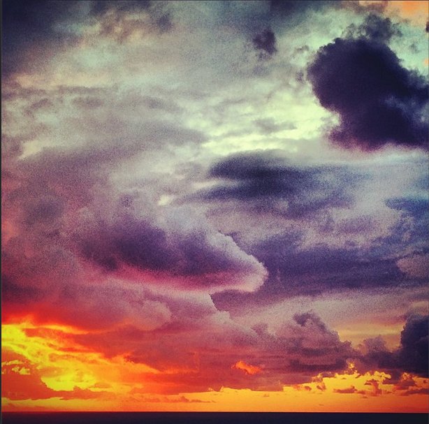 Clouds over the Atlantic, 24.8.2014