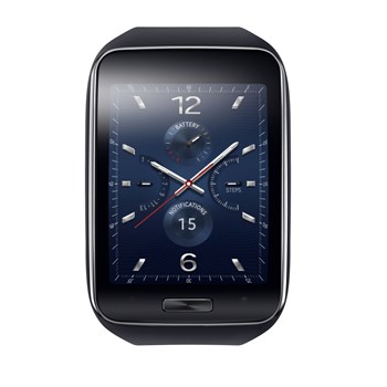 Η εμπρόσθια όψη του νέου "έξυπνου" gadget της Samsung, Gear S