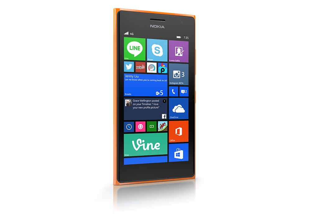 To selfie phone της Microsoft με οθόνη 4,7 ιντσών ClearBlack ανάλυσης 720p, τετραπύρηνο επεξεργαστή στα 1.2GHz, 1GB RAM, 8GB αποθηκευτικού χώρου και οπίσθια κάμερα 6.7MP