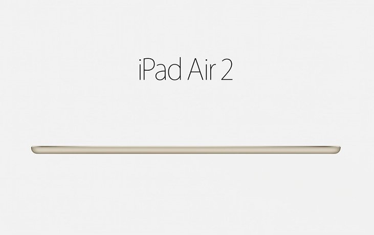 Το νέο ipad Air 2 είναι το λεπτότερο tablet που κυκλοφοφορεί στο εμπόριο